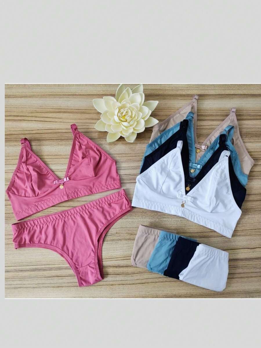 Luna Comfort Bra Set For Adults And Youth Polyamide Women's Underwear - 彩色 - 查看 1