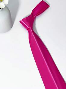 1 条男士 8CM 果冻色 15 色休闲时尚领带，办公室/婚礼/派对正装配饰 - 彩色 - 查看 24