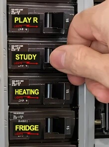 129 Sheets/Pc, Electrical Identification Stickers, Black And Yellow Label Stickers, Household Color Electrical Box Identification Stickers, Circuit Panel Catalog Classification Instructions, Label Stickers - Multicolor - View 4