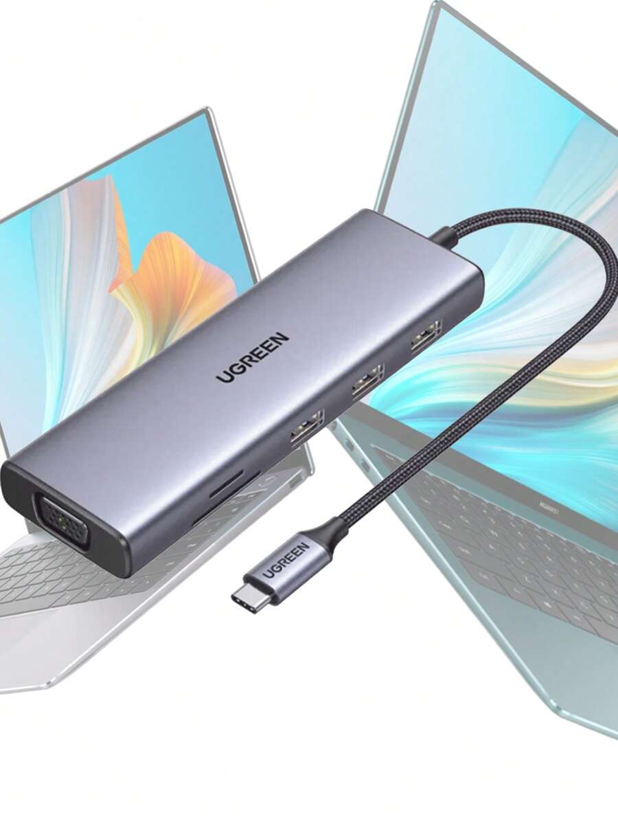 ICZI Docking Station USB C, Hub Tipo C 11 In 1 Con Doppio HDI, 1 VGA - Foto 2