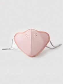 1pc Unisex Solid Color Fashionable And Versatile Outdoor Warm Anti-Cold Face Mask - A - View 13