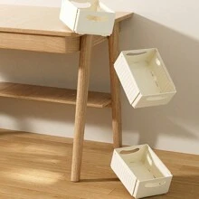 Contemporary Plastic Expandable Kitchen Cabinet Organizer Bins - Pull-Out Storage Boxes With Handles For Snacks, Spice Jars, And Home Organization Can Store Underwear, Cd, Remote Control, Socks, Magazines, Stationery, Mobile Phone, Paper Towels, Extensive, Cosmetics, Bra, Medicine, Toys, Sundries Specifications Large Size Room Decor Home Decor Fall Decor Bedroom Decor  Halloween Decor,Room Decor,Christmas Decorations, Halloween, Halloween Decorations,Christmas, Halloween Decor,Christmas Decor,Fall Decor,Christmas Decor,Storage,Organizer