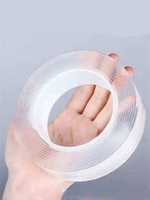 Double Sided Tape Heavy Duty Mounting Tape For Walls, Removable Adhesive Tape, Craft & Art Tape Carpet Tape Poster Tape Wall Tape, Transpartent Two Side Tape Back To School - Clear - View 2