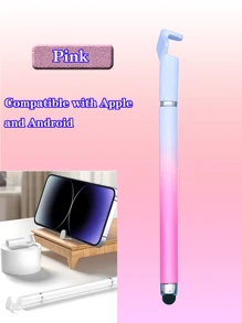 1 支渐变绿色双头触控笔，带手机支架，适用于触摸屏设备，适合在手机、平板电脑和其他电容屏上书写、素描、记笔记 - 彩色 - 查看 13