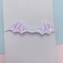 10 件装可爱仿皮恶魔蝙蝠翅膀手工 DIY 配饰适用于万圣节吸血鬼服装发夹装饰适合女性 - 彩色 - 查看 7