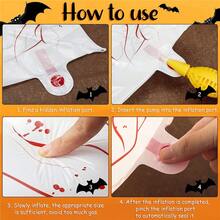 3pcs 22inch Inflatable Eyeball Halloween Themed Party Decorations - Multicolor - View 7