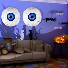 3pcs 22inch Inflatable Eyeball Halloween Themed Party Decorations - Multicolor - View 4