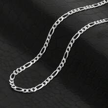 Polished 5mm Figaro Chain Necklace - 30" - 鏈 - 查看 1