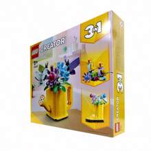LEGO Set di costruzione 31149 Creator 3 in 1, Fiori in una Annaffiatoio che può trasformarsi in uno Stivale da Pioggia e poi in 2 Uccelli su un Trespolo, Giocattolo Divertente per Bambini