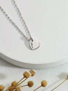 Colier cu nume de inimi gravate, colier personalizat pentru mama cu nume de copii, colier cu pandantiv cu inimi de familie, cadou personalizat cu 1-3 nume pentru soția mamei, bijuterii pentru femeie. Prietena,Mama,Familie,Prieteni,Fiica,Ea,Bunici Pentru aniversari,Pentru zile de naștere,Pentru ținute zilnice,Pentru bal,Pentru ziua mamei,Pentru Ziua Îndrăgostiților,Pentru absolvire,Pentru nunți