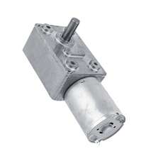 Motor Reductor de 12V Encoder de Motor de Engranaje Helicoidal de Alto (6rpm) - Plateado - Ver 2