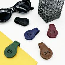 1 pieza Marcapáginas magnético vintage, Clips para libros personalizados con nombre, de doble cara para diarios, regalos ideales, de vuelta a la escuela, Navidad, Útiles escolares