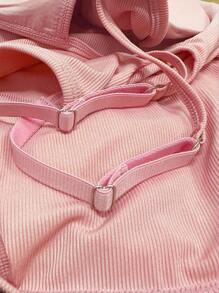 3PCS Knitted Threaded Spaghetti Straps Adjustable Solid Color Camisole With Chest Pads For Women To Wear As An Inner Or Outer Top To Cover Side Breasts In Summer