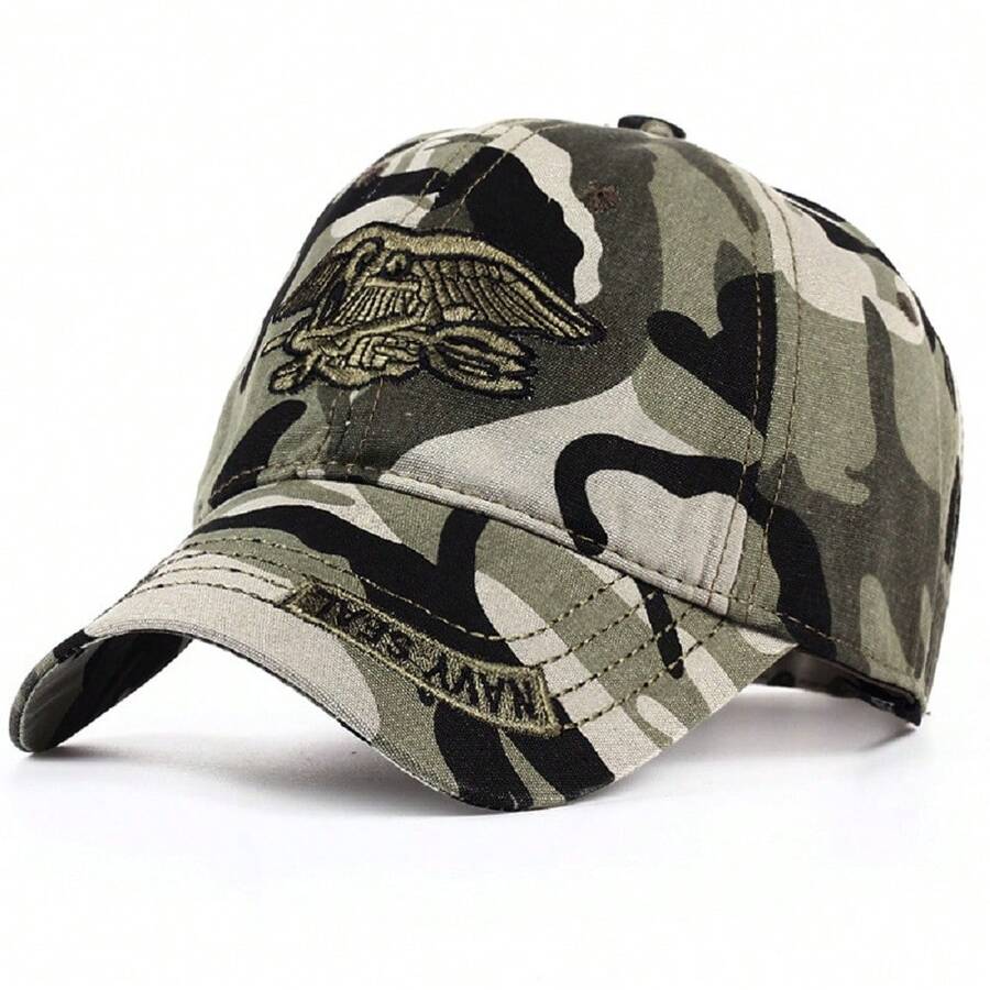 Gorra Táctica Militar Campismo Béisbol Para Hombre Ajustable - Multicolor - Ver 1