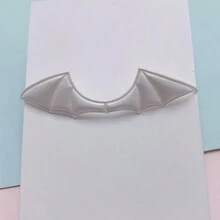 10 件装可爱仿皮恶魔蝙蝠翅膀手工 DIY 配饰适用于万圣节吸血鬼服装发夹装饰适合女性 - 彩色 - 查看 6