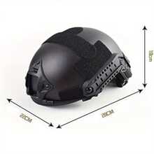 Multifunction Protective ABS Fast Helmet - Khaki - View 2