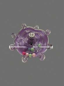 1pc Interactive Parakeet Toys - Plastic Spinner Wheel With Rolling Balls, Rattle Sound Bird Cage Toy For Cockatiels, African Greys, Budgerigars - Chewing & Exercise Parrot Enrichment - Multicolor - View 7