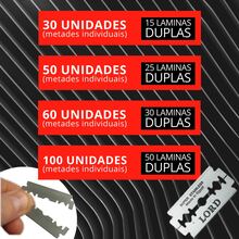 Professional Shaving Blade Box 30 Units Barber Razor Halves - 銀色 - 查看 6