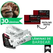 Professional Shaving Blade Box 30 Units Barber Razor Halves - 銀色 - 查看 1