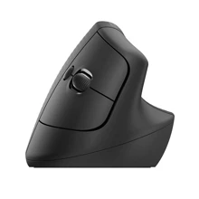 Logitech Chuột không dây Ergonomic dọc, phù hợp với bàn tay trung bình đến nhỏ, dùng cho máy tính, máy tính xách tay, văn phòng, màu đen - màu đen - Xem 4