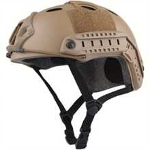 Multifunction Protective ABS Fast Helmet - Khaki - View 1