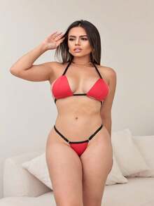 THONG BIKINI - Đỏ - Xem 2