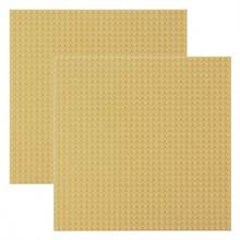 2pcs 32x32 Classic Base Plates, 100% Compatible With Major Brands - Size 25.5cm X 25.5cm Winter Gifts Color Block Color Blocks