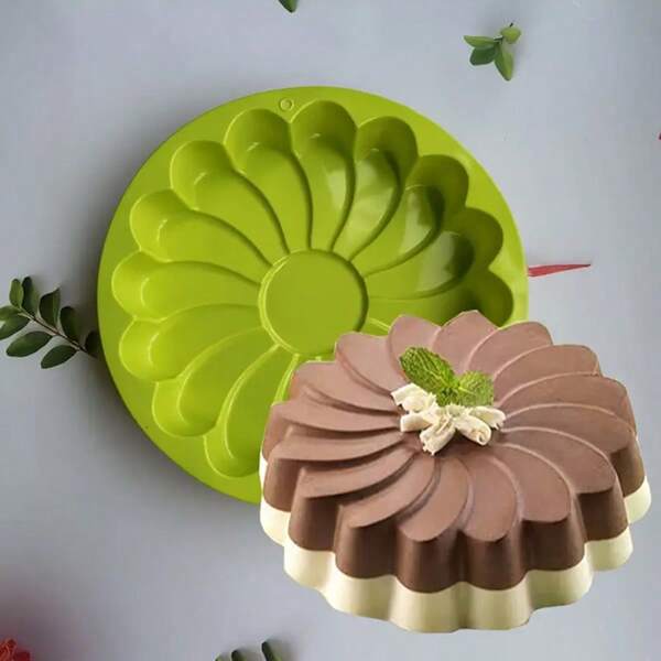 Sunflower Mu Si Cake Silicone Mold Cake Jelly Egg Tart Bread Mold Baking Tool