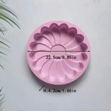 Sunflower Mu Si Cake Silicone Mold Cake Jelly Egg Tart Bread Mold Baking Tool - Multicolor - View 5
