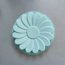 Sunflower Mu Si Cake Silicone Mold Cake Jelly Egg Tart Bread Mold Baking Tool - Multicolor - View 3