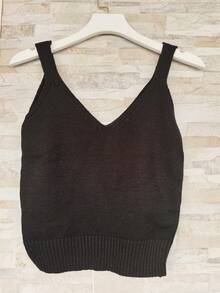 Modal Tank Top Women's Blouse 2025 - màu đen - Xem 2