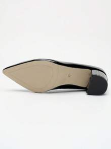 Damen schwarze Plateau-High Heels aus Lackleder, elegant für formelle Anlässe und Veranstaltungen - Schwarz - Übersicht 5