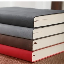 Meistverkauftes A5 Notizbuch mit 360 Seiten für Linkshänder, einfach, portabel, wasserfest, geeignet für Schule und Büro
