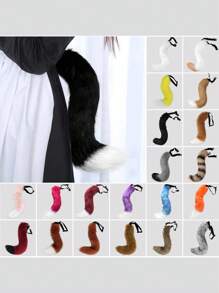 21 kleuren handgemaakte schattige kattenstaart pluche harige dierenoren hoofdband, anime cosplay kostuum rekwisiet cadeau, feest- en podiumaccessoire