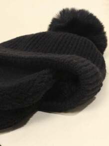 1pc Children/Toddler Warm Winter Cap, Unisex Knitted Ear Flap Beanie Hat - Children's Knitted Hat - View 9