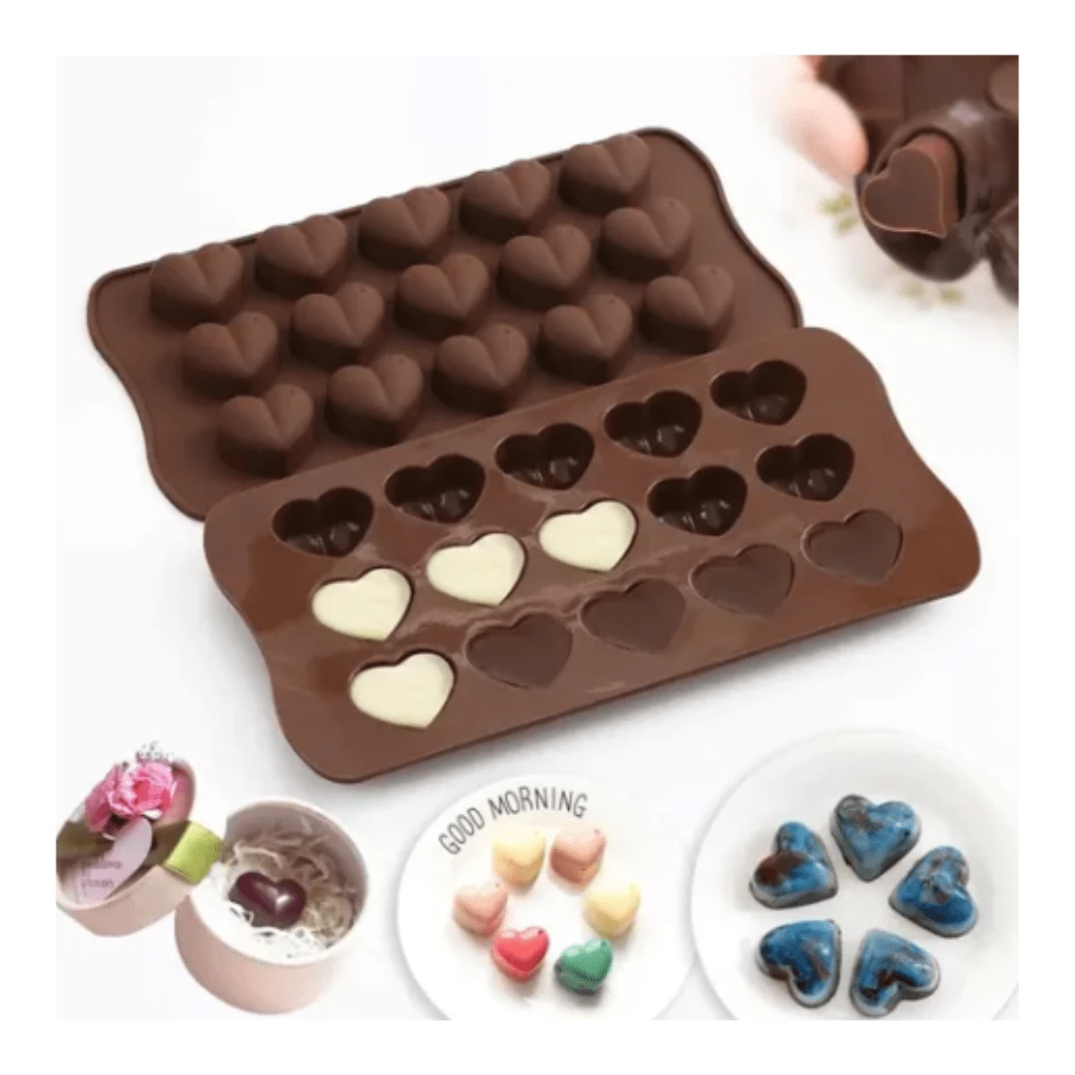 Silicone Mold Chocolate Truffles Cm 155 For Confectionery - Sôcôla - Xem 1
