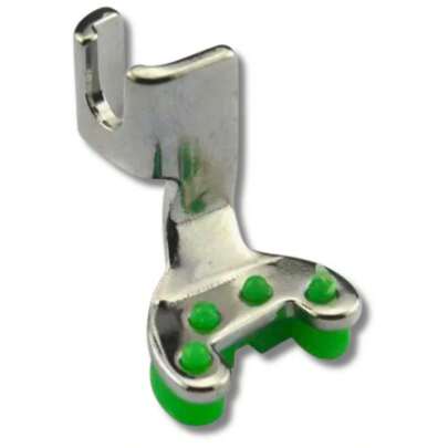 Calcador para pregar botão em máquina doméstica