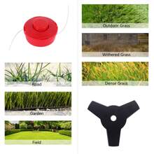 Grass String Trimmer 52cc Edger Lawn Tool, 2 In 1 Gas Powered Straight Shaft Grass Trimmer 2-Stroke Brush Cutter Shaft Weeds Eater - 款式1 - 查看 8