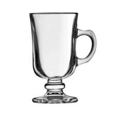 Set Of 6 Glass Mugs, 120ml Cup, Irish Coffee And Cappuccino - Clear - View 2