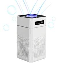 Air Purifiers For Bedroom, Portable Small HEPA Air Purifier For Pet Pollen Dander Hair Smell 20dB Air Cleaner For 20㎡ Office, Living Room, Kitchen - White - View 2
