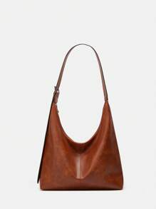 Women's Fashion New Casual Tote Bag, Large Capacity Vintage Anti-Theft Adjustable Shoulder Strap Shoulder Bag, Suitable For Outing, Commuting, Work Office Daily Use - Multicolor - View 7