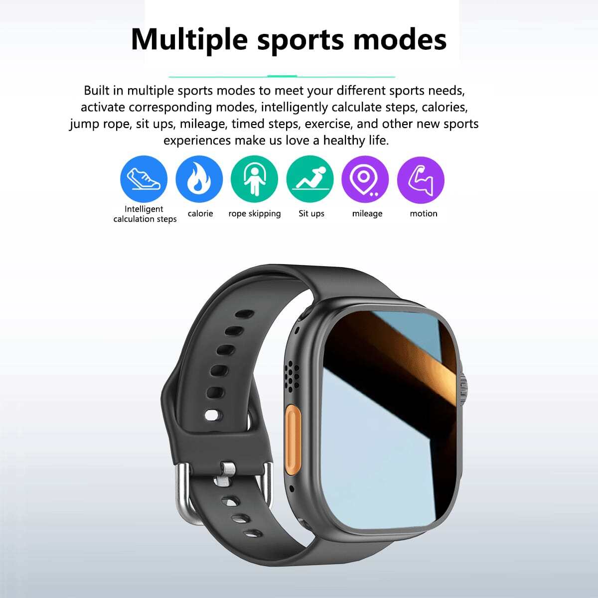 Smart Watch With Call Function, Music Playback, Pedometer, Perfect