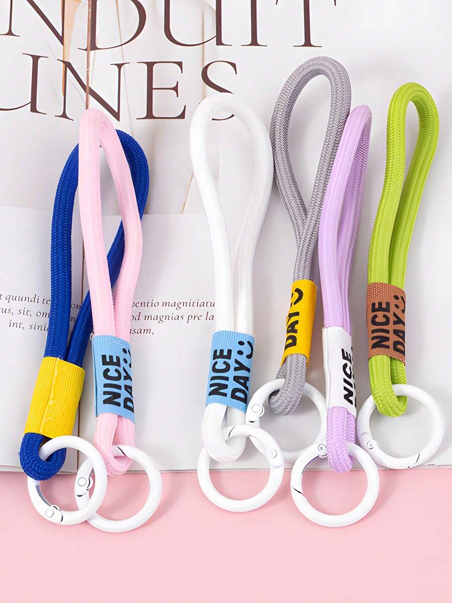 1pc Creative & Fashionable Accessory Keychain, Phone Lanyard, Bag Strap, Water Bottle Handle, Small Gift, Wholesale Available - Multicolor - View 1