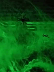 2/4 chiếc trang trí mạng nhện co giãn màu trắng ma quái - Dây lưới ma ám hoàn hảo cho ngôi nhà ma, quán bar, phòng và đồ trang trí nhà cửa - Quà tặng lý tưởng cho lễ Halloween, Ngày của người chết và lễ Phục sinh - trắng - Xem 7