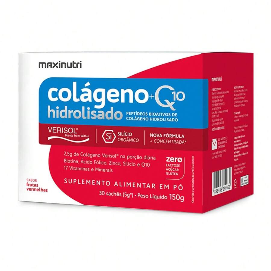 Colágeno Verisol Sachês Frutas Vermelhas + Q10 Maxinutri - Outros - Visão 1