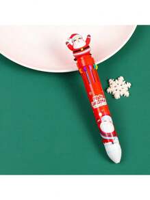 10pcs/Pack Random Color Christmas Gift Office, School & Party Pen, Christmas Pen, Christmas Stocking Filler, Christmas Writing Supplies Stocking Fillers,Christmas,Christmas Stocking Fillers,Pen,Kid Gifts,Return Gifts For Kids,Stocking Stuffers,Christmas,Stocking Fillers Kids,Advent Calendar Kids,Christmas Toy,Stocking Fillers>Kid,Stocking Stuffers,Stocking Fillers,Stocking Fillers Kids,Back To School - Multicolor - View 6