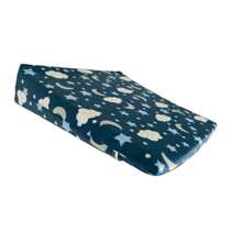 Gối chống trào ngược cho xe đẩy, nôi mini hoặc giỏ Moses, chống dị ứng có lõi (bọt) và vỏ có thể giặt được - Giấc mơ biển - Xem 2