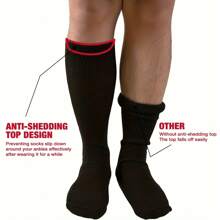 1Pair Ultra Comfort Extra Wide Pairs Diabetes Socks, High Elasticity Fabric, Gentle, Non-Constricting, Extra Wide,Cushioned Ankle Socks, Breathable Non-Binding Socks For Men & Women,Soft Ankle Socks, Fat Socks, Thin Breathable Comfortable Socks - Multicolor - View 8