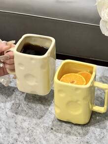 1 cốc 500ml kiểu kem, cốc đôi có sức hấp dẫn cao, cốc gốm, cốc cà phê, cốc nước văn phòng, cốc sữa ăn sáng - Nhiều màu - Xem 6