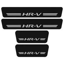 Kit 4 Pieces Car Door Sill Sticker Hrv 2014 To 2021 Matte Black Anti-Scratch Protection - 黑色 - 查看 2